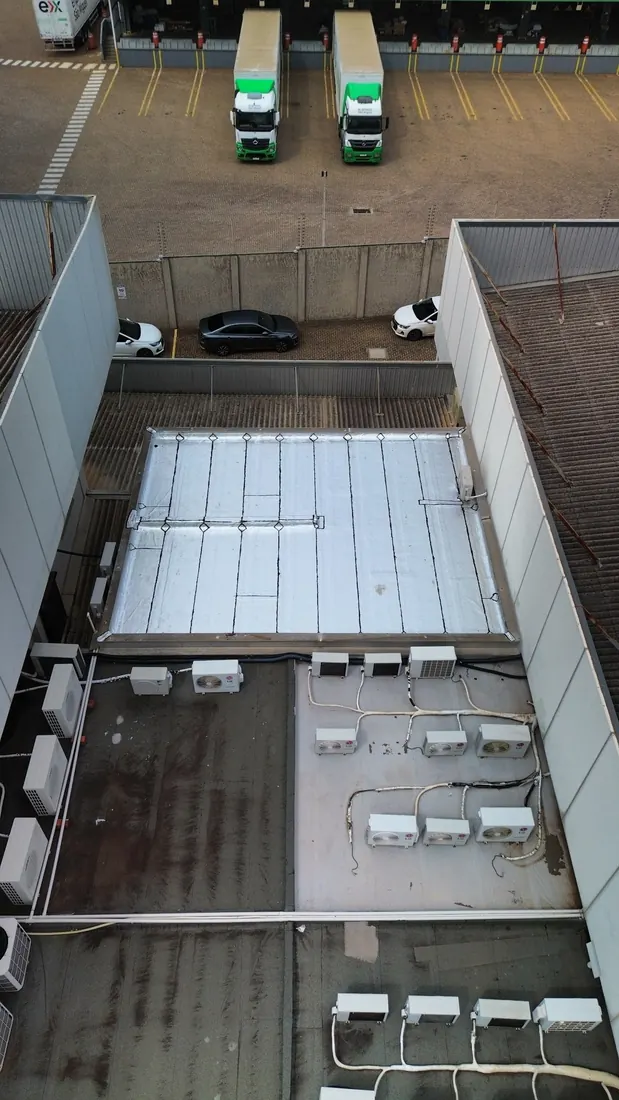 Impermeabilização de cobertura comercial