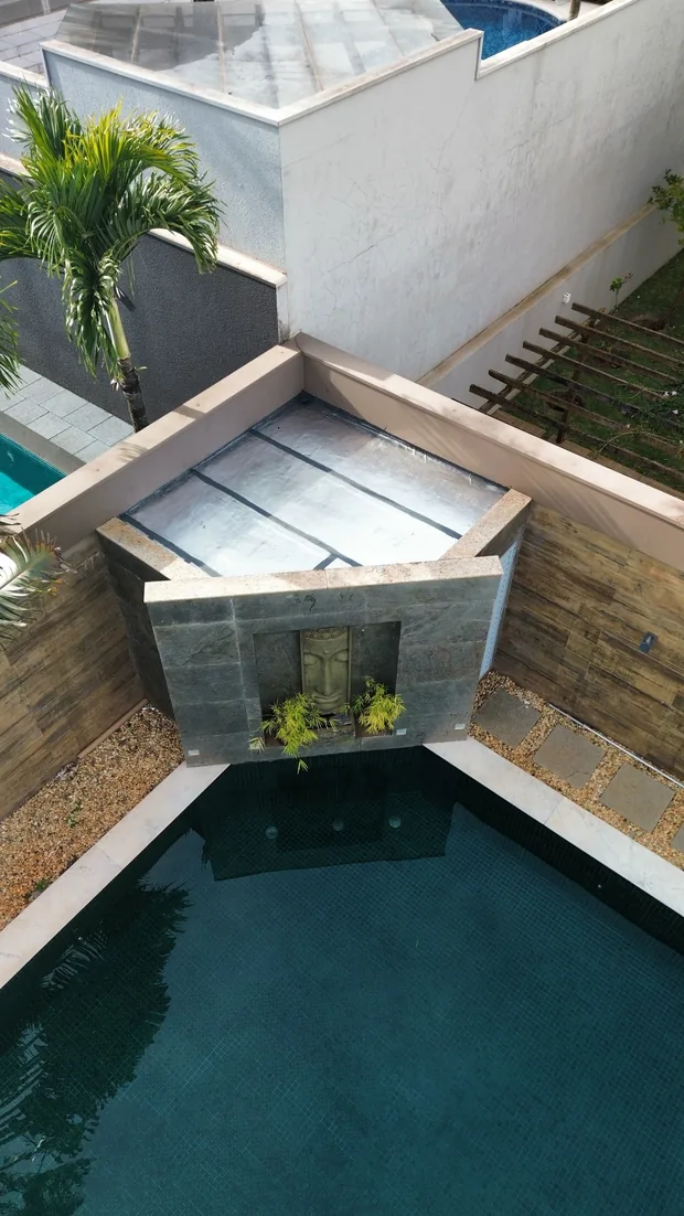 Impermeabilização de cobertura residencial com manta refletiva