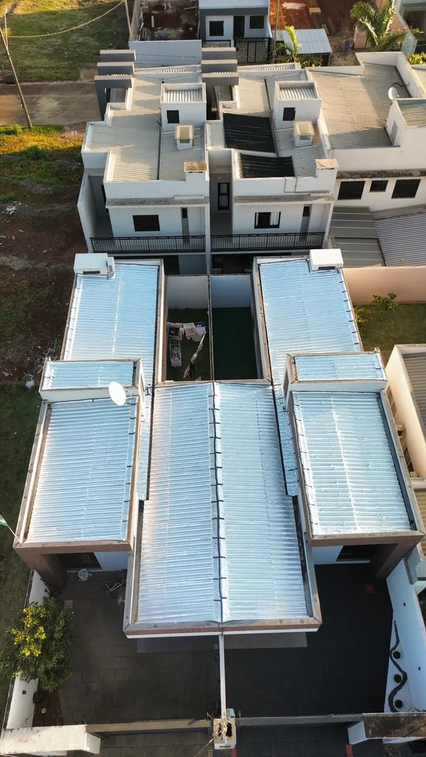 Impermeabilização de coberturas residenciais geminadas