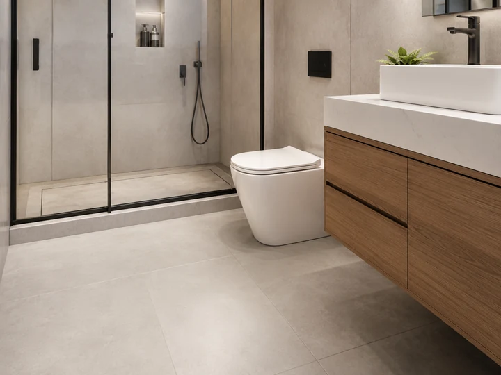 Banheiro residencial moderno